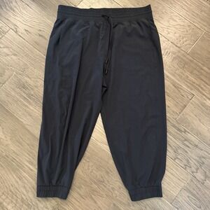 Abercrombie &‎ Fitch YPB Black Joggers Men's Plus Size XXL Short EUC!